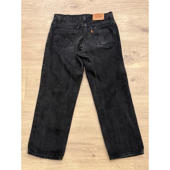 Vintage Levi’s 550 Orange Tab Husky 30x26 Faded Black (28x25) 1995 - Picture 9 of 9